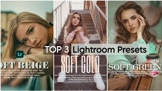 TOP 3 SOFT AESTHETIC  LIGHTROOM MOBILE PRESETS Free Download screenshot 2