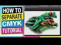 How to Separate CMYK 4 Color Process For Screen Printing