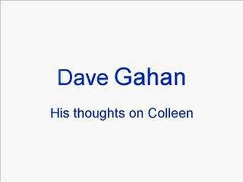 Dave's thoughts on Colleen