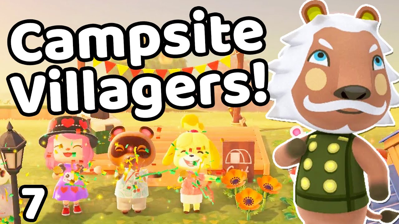 Animal Crossing New Horizons Gameplay New Villagers From Campsite