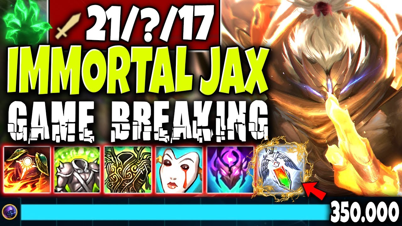 The most Game Jax Build that exist 350.000 DAMAGE 🔥 LoL Top Jax Season 10 Gameplay - YouTube