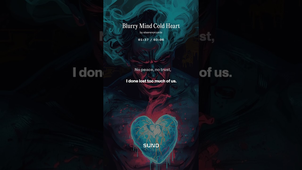 Blurry mind cold heart