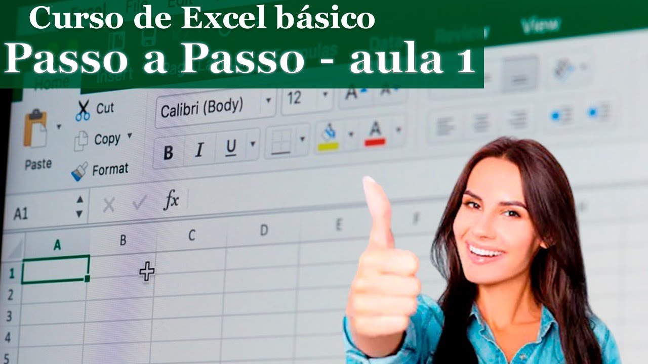 CURSO DE EXCEL AULA 1 PASSO A PASSO - YouTube