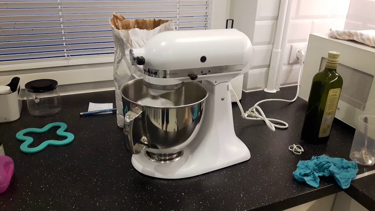 Rejse Nybegynder Forord Kitchenaid robot 5KSM150PSEFW trzęsie się podczas pracy 1. - YouTube