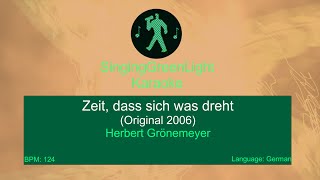 Herbert Grönemeyer - Zeit, dass sich was dreht (Original 2006) - Karaoke Version