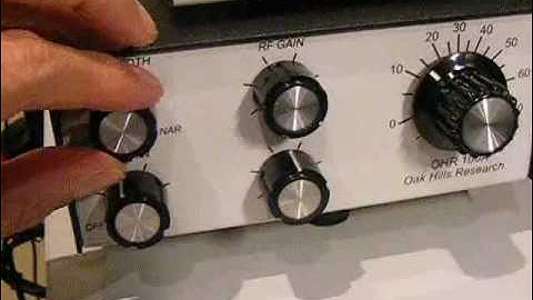 The OHR 100A on 15 m band.