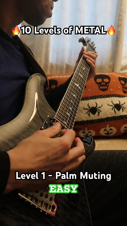 10 Levels of Metal 🔥 #shorts #metal #guitarist
