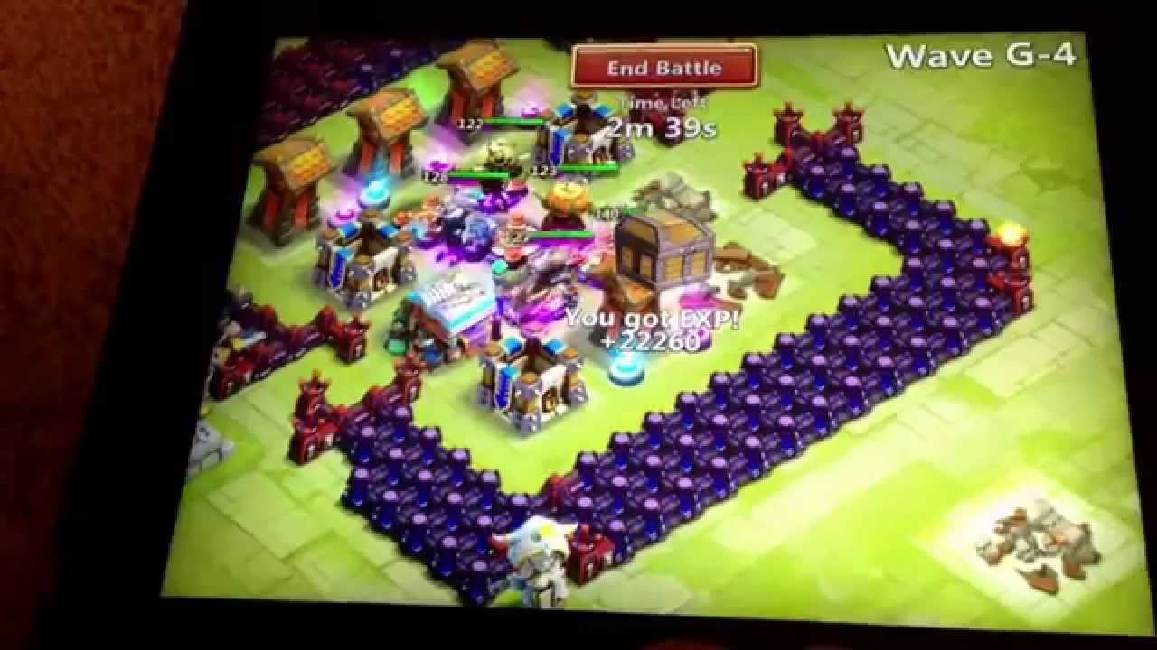Castle clash grizzly reaper vs immortep vs atlanticore in hbm