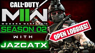 🕹️Free Open Lobbies🕹️ MODERN WARFARE II with JazCatX #mw2 #cod #season2