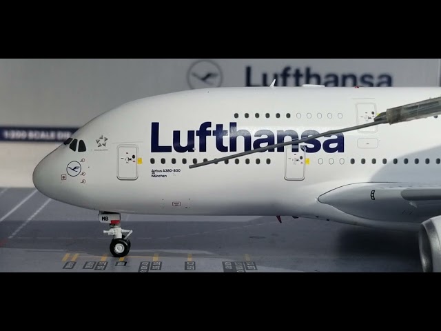 Gemini 200 Lufthansa A380-800 (2018 Revised Livery Scheme)Review