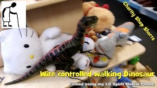 Charity Shop Short - Wire controlled walking Dinosaur toy