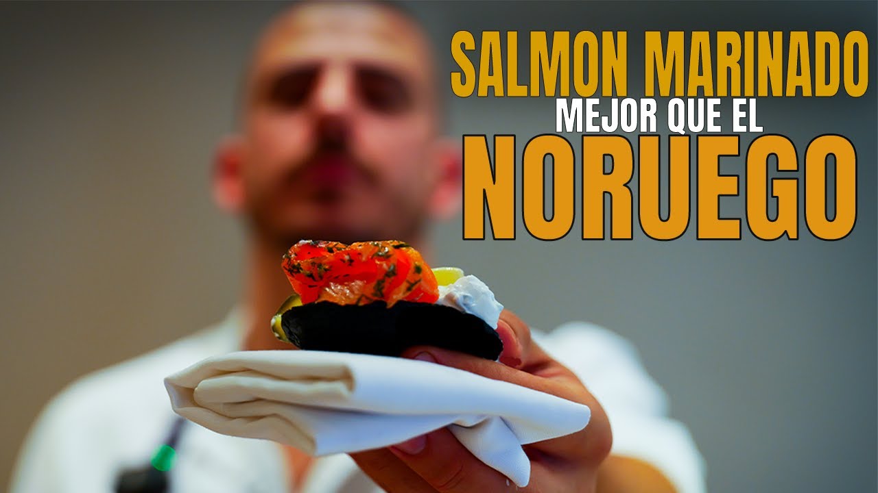 Asi se hace el mejor salmon marinado! hecho por un cocinero profesional.