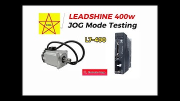LEADSHINE 400w (0.4kw) |ACM2-06004H2F3-E23S-65 |L7-400 |Jog mode Testing |AC Servo Motor + Driver
