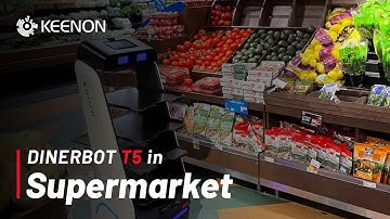 KEENON DINERBOT T5 in Supermarket
