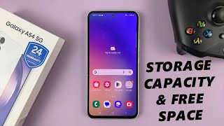How To Check Storage Capacity and Free Space On Samsung Galaxy A54 5G