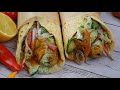 Chicken Seekh Kabab Roll/Wrap With Homemade Bread By Recipes Of The World
