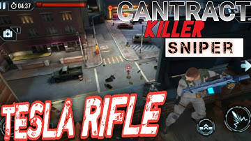 Contract Killer Sniper Tesla Rifle Android gameplay