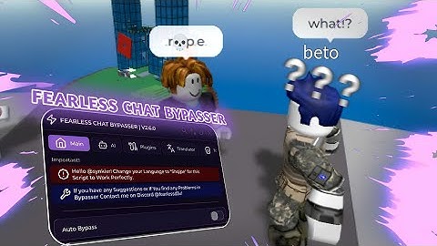 Latest working chat bypass (2026) Created By (fearless) Join Discord To Get the script