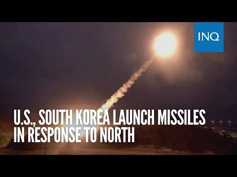 US, South Korea launch missiles in response to North