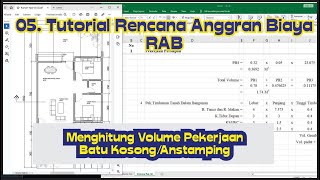 Part 5 - RAB Tutorial: Calculating Volume for Rubble Stone (Anstamping) Work