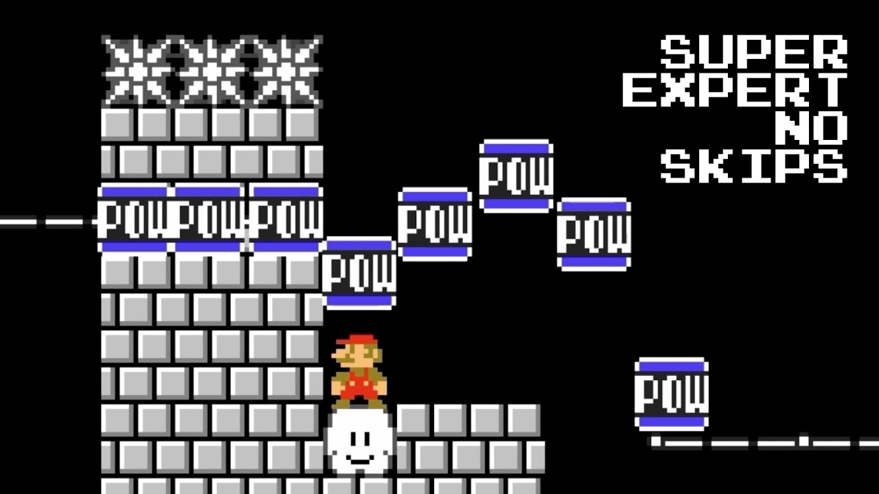 Суперэксперт без пропусков: принесите свой собственный блок змеи (Mario Maker 2)