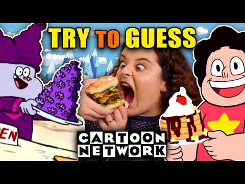 Guess The Cartoon Network Food! | People Vs. Food