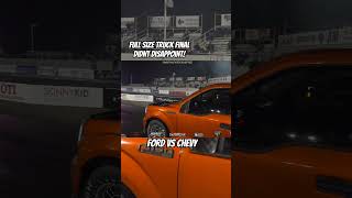 Ford vs chevy in Odessa. #ford #chevy #ls #coyote #turbo #truck #dragracing