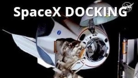 SpaceX rocket docking with ISS - interstellar music