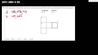 2001 AMC 8 Q9 - A Step-By-Step Solution