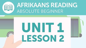 Afrikaans Reading Practice for Absolute Beginners - Reading Your Bus Ticket