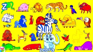 Zebra - Learn Animals A to Z