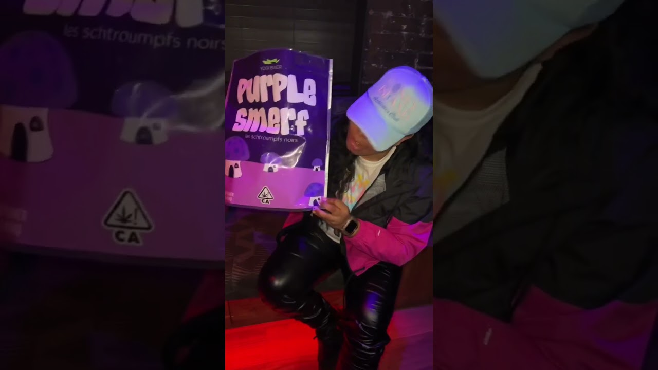 Purple Smerf Strain available now at Berners On Haight. Follow us on TikTok and Instagram 