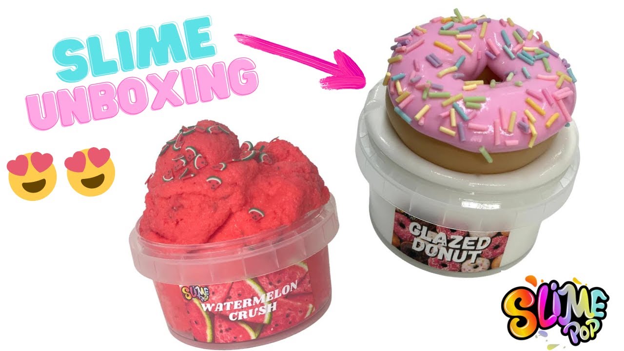 UNBOXING Australian slime shop - "Slime Pop Slimes" #2 No Talking 【Satisfying Slime ASMR】