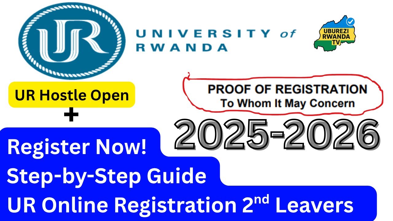 University of Rwanda | Full Online Registration | How to Apply for ...