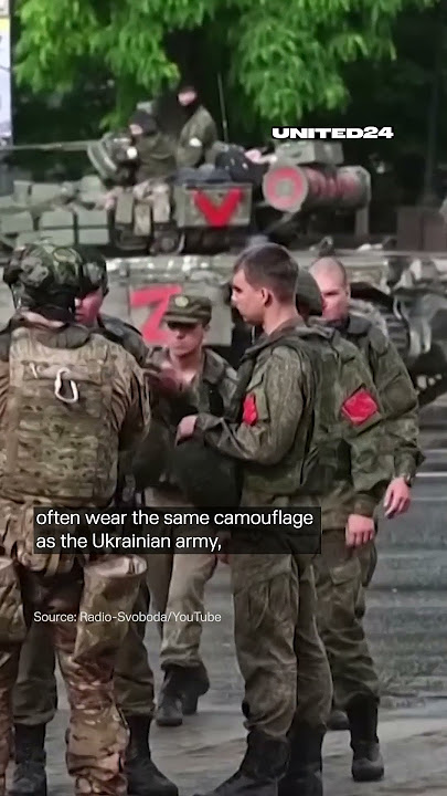 Why do the military use different colored bands? #warinukraine #shorts #russia