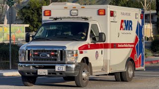 AMR Ambulance 423 Responding Code 3 