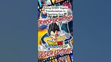 Rating EVERY Vegeta Transformation in Dragon Ball Sparking Zero