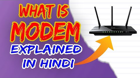 What is MODEM? full Explanation in hindi| Animation Video|Computer Networking| it hub hindi