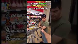 Ranking funniest Apple Pay pranks