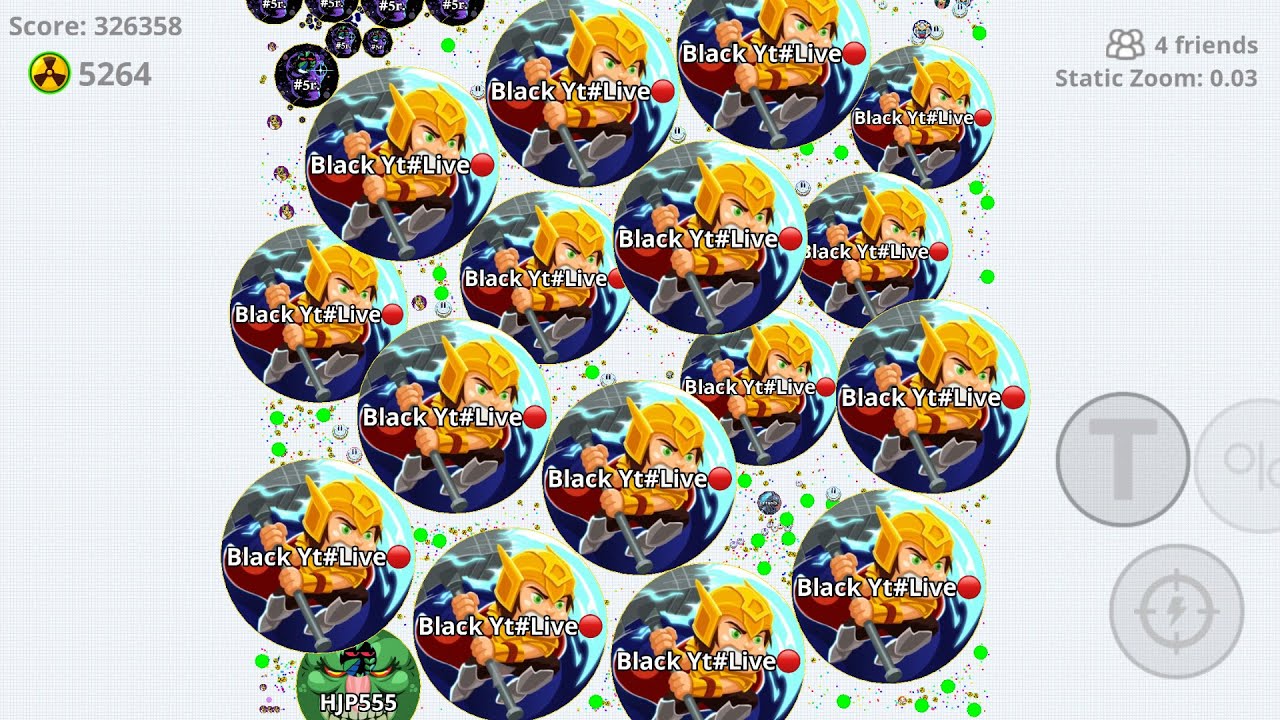 Black yt Live Agario 🙈❤️ | AGARIO MOBILE |