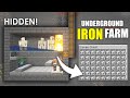 Minecraft EASY Underground IRON FARM Hidden | Minecraft Tutorial 1.18