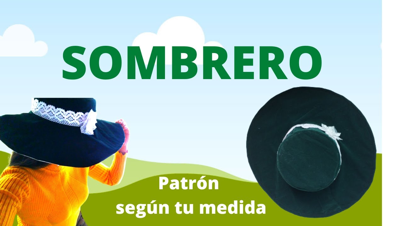 COMO HACER SOMBRERO DE TELA PASO A PASO  (corte y confección)