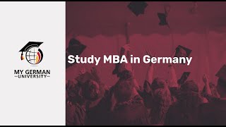 Study MBA in Germany