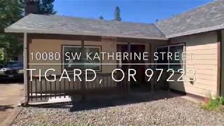 For Rent  10080 SW Katherine Street Tigard, OR 97223