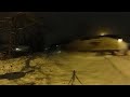 Amtrak in the Snow on Christmas! (360 video)