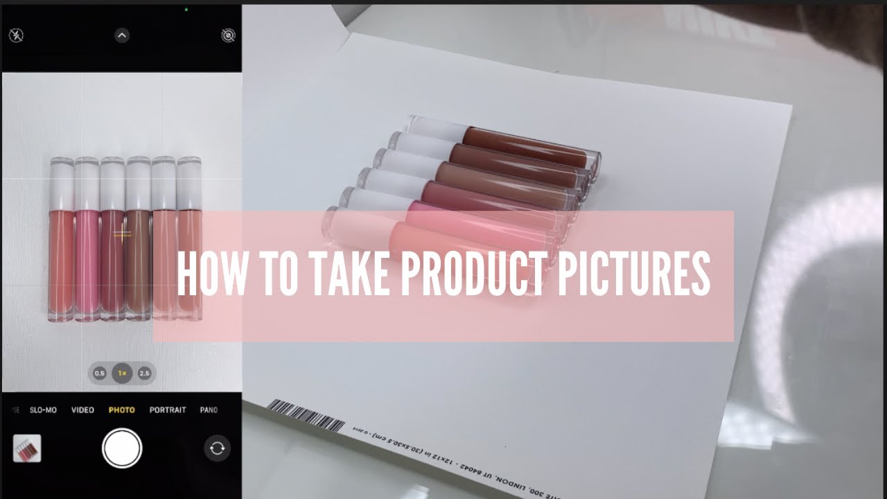 HOW TO START A LIPGLOSS BUSINESS | TAKING STOCK PICTURES FOR YOUR WEBSITE