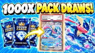 I TESTED NEW 1000X DIAMOND PACKS IN CrownCards! (INSANE PULLS)