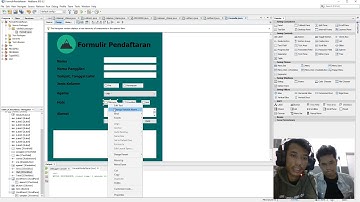 Reza dan Frayudi Tugas PBO3 membuat formulir Pendaftaran ,Java Netbeans