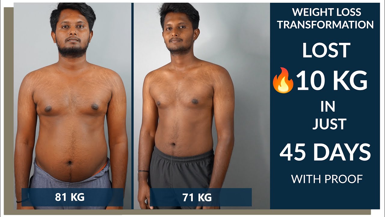 10 kg weight loss journey