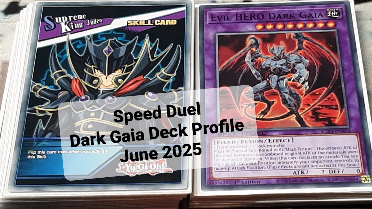 yugioh dark gaia deck Yu-Gi-Oh! - Evil Hero (DP06-EN010) - Duelist Pack 6 Jaden Yuki 3-1st Edition USA WAREHOUSE) YUGIOH DARK GAIA